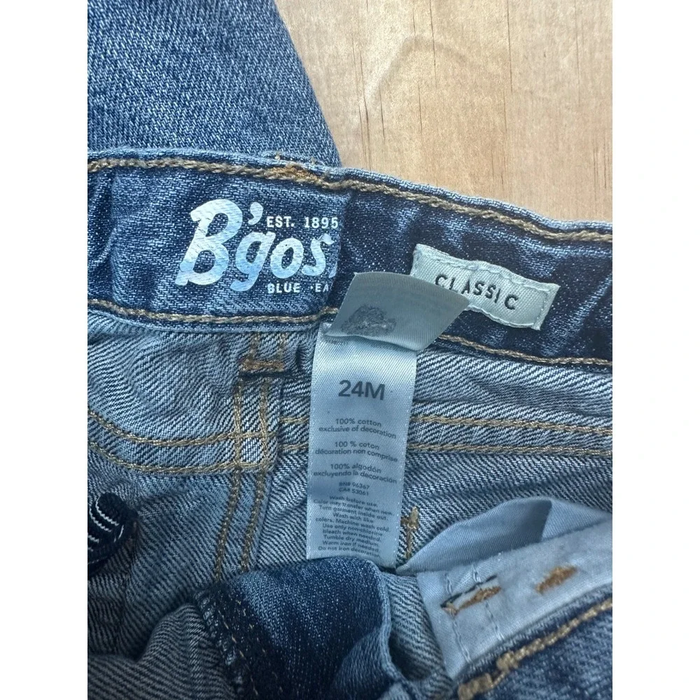 OshKosh B'gosh Kids Classic Blue Jeans Lot of 2 Medium Wash Denim 2T 24M